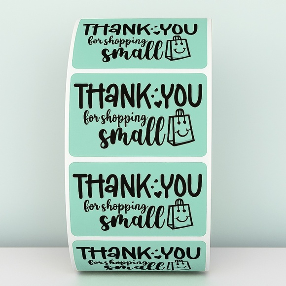 Thank You for Shopping Small Stickers Packaging Labels for Small Business Order - Picture 10 of 11